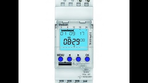 Theben TR610 TOP3 24 Hours digital timer programming #technolgy #timer #engineering #electrical