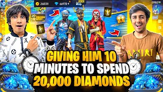 Spend 20,000💎 In 10 Minutes ⏰ & Win 9999$ 💰 - Free Fire Max