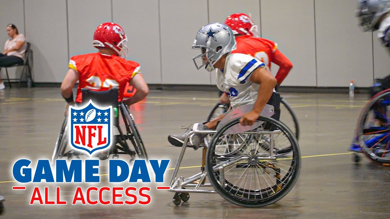 My First Wheelchair Football Game! YouTube