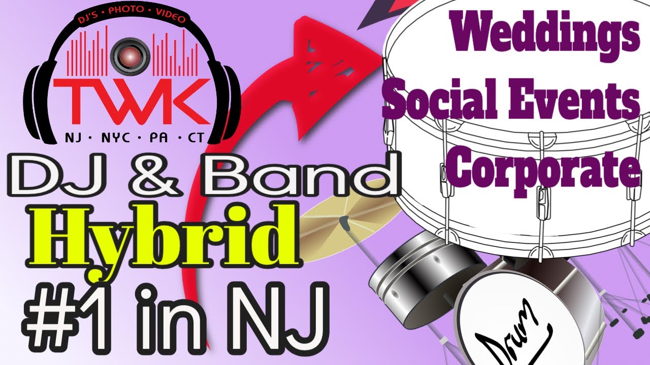 DJ and Band Hybrid | Wedding DJ Band Hybrid | TWK - NJ DJ and Band Hybrid