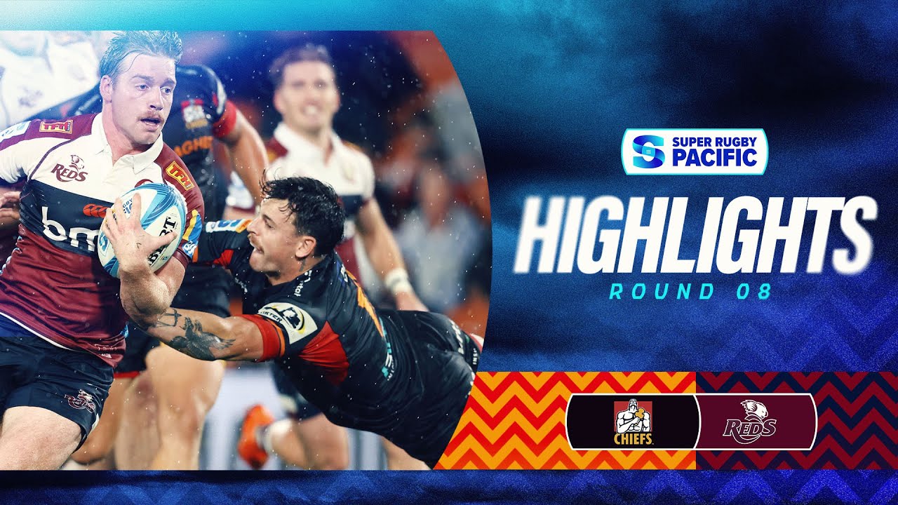 HIGHLIGHTS | CHIEFS v REDS | Super Rugby Pacific 2025 | Round 8