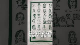 Custom Wedding Guest Tea Towels