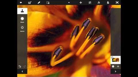 Photoshop Touch on iPad -  Clone Stamp Tool & Healing Brush Tool