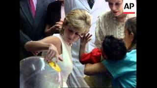 ARGENTINA: BRITAIN'S PRINCESS DIANA VISIT