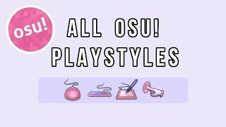osu! playstyles we use