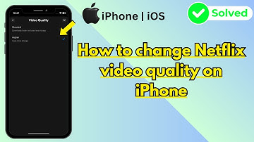 How to change Netflix video quality on iPhone | iOS | 2024