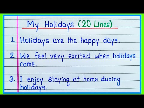 20 lines on