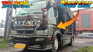 SUPER KEREN!!TRUCK ARFAN BJM BRATA TEBAR PESONA DI JALUR PANTURA INDRAMAYU||FREE MENTAHAN CINEMATIK