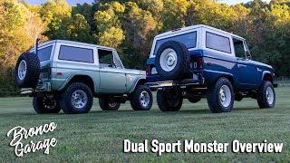 Early Bronco Monster Dual Sport 4 Link  The Best Suspension Money Can Buy