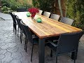 Wood Patio Table Diy