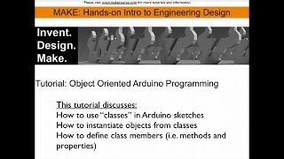 Tutorial: Object Oriented Programming with the Arduino