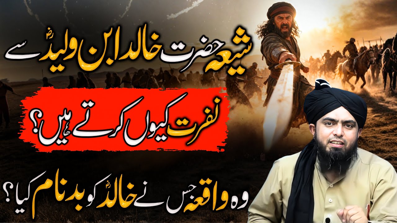 Shia Khalid bin waleed sa nafrat ku krty hain | kis Waqia ne bdnam kia | Engineer Muhammad Ali Mirza