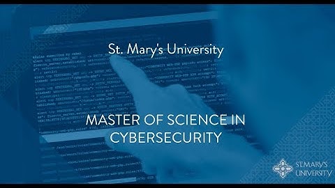 Master of Science in Cybersecurity - St. Mary
