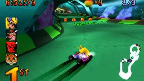 CTR - Crash Team Racing ps1 gameplay part 2
