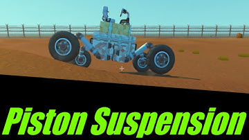 Scrap Mechanic "Suspensionless" Piston Shock Absorber Concept