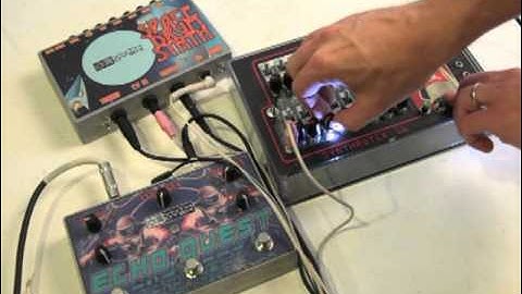 Synthrotek 16 Step Analog Sequencer w/ Space Drum Synth & Echo Quest