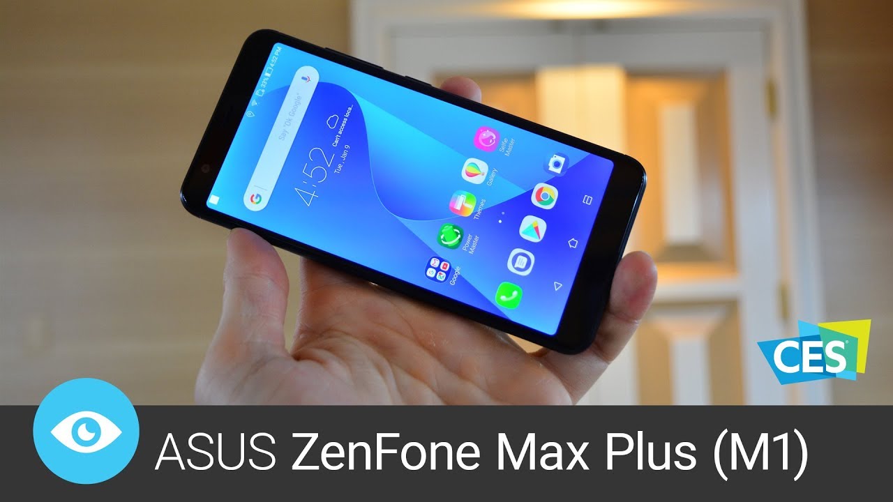 ASUS ZenFone Max Plus (M1) (CES 2018) - YouTube