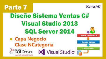 Sistema de Ventas C# - Visual Studio 2013 - Sql Server 2014 (7-41) Capa Negocio Métodos