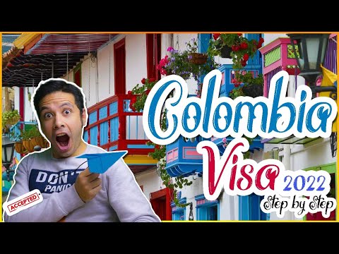 Колумбийская виза 2022 [ПРИНЯТО 100%] | Подать заявку шаг за шагом со мной (С субтитрами)