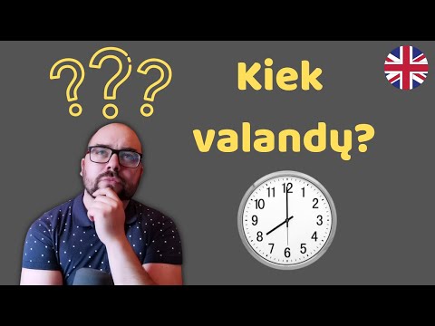 Video: Kaip Pasakyti Laiką Ant Laikrodžio