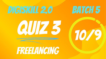 Quiz 3 Freelancing Batch 5 Digi Skill 2.0 #quiz3 #batch5 #quiz #quiztest