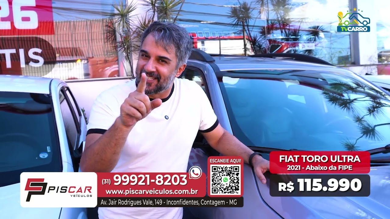 🔥 FIAT TORO ULTRA 2021 NA PISCAR VEÍCULOS! 🚗✨