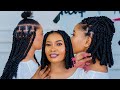 Jinsi ya kusuka spring twist  easy spring twist hairstyle for beginners friends