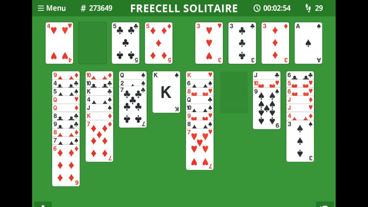 O jogo de Freecell: Perguntas frequentes