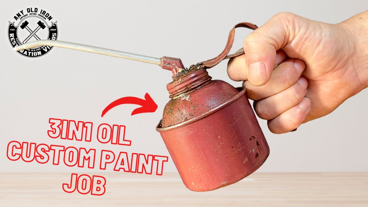 3in1 Oil Can Restoration With Custom Paint Job