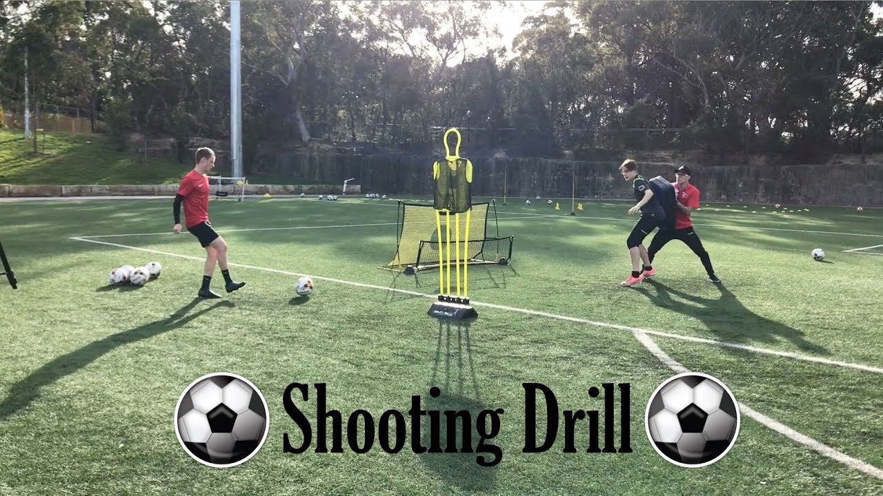2 coaches / 4 players / 1 GK / AMAZING shooting drill Joner 1on1