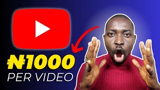 Earn ₦1000 Every Minute For Watching YouTube Videos On This Secret Website  | Make Money Online