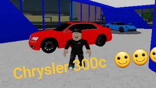 😎😎😎 Cars dealership tycoon, RACING a Chrysler 300C in ROBLOX. full speed test!!! 🤑🤑🤑 screenshot 2