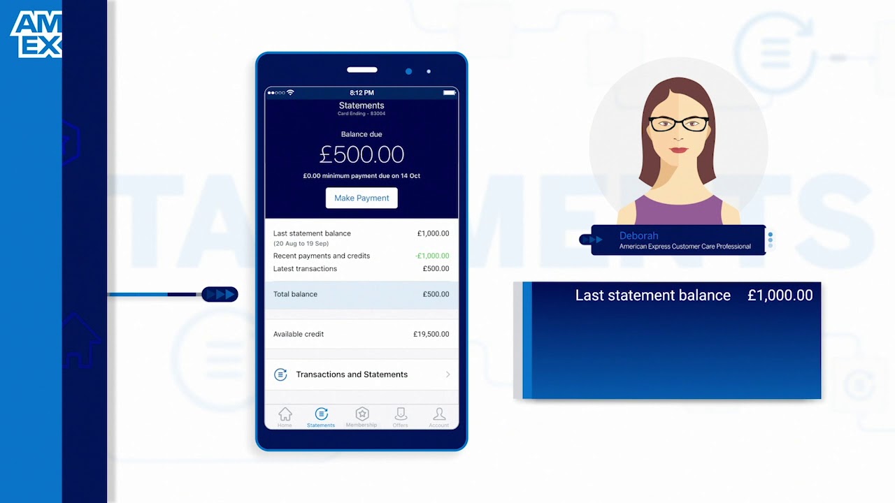Understanding Your Statements In Your Amex App Youtube