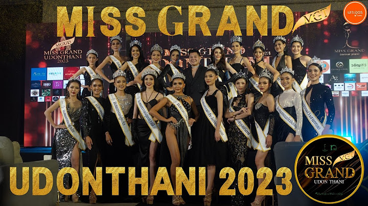 งานแถลงข่าว Press Conference : Miss Grand Udon Thani 2023 at Montatip hall