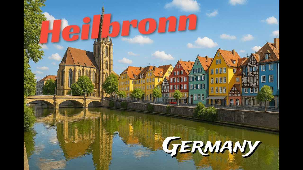 Heilbronn / Germany / 4 K / Walking Tour