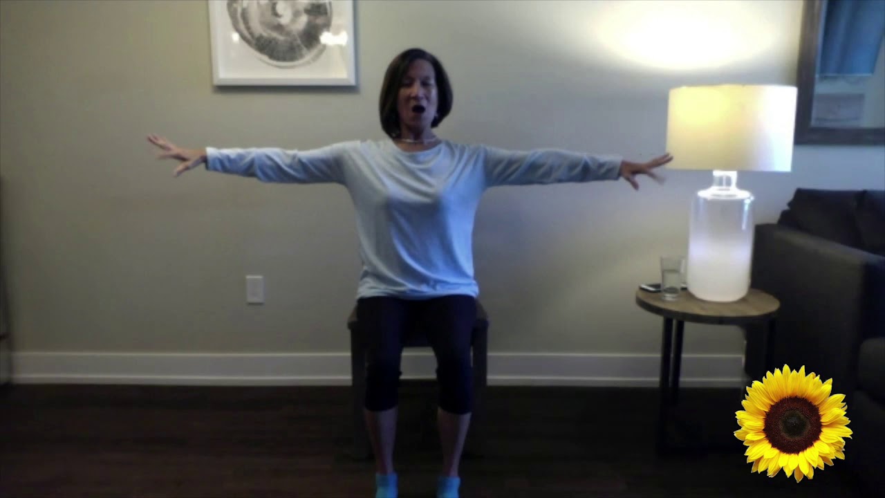 Zoom Chair Yoga 40Minute Routine YouTube