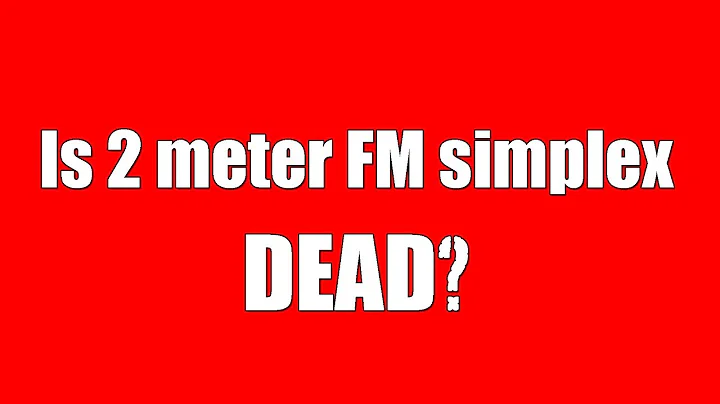 IS 2 Meter FM Simplex Dead??????