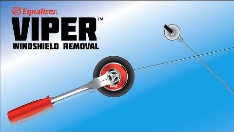 BTB Tools - Equalizer® Viper™ Windscreen Removal