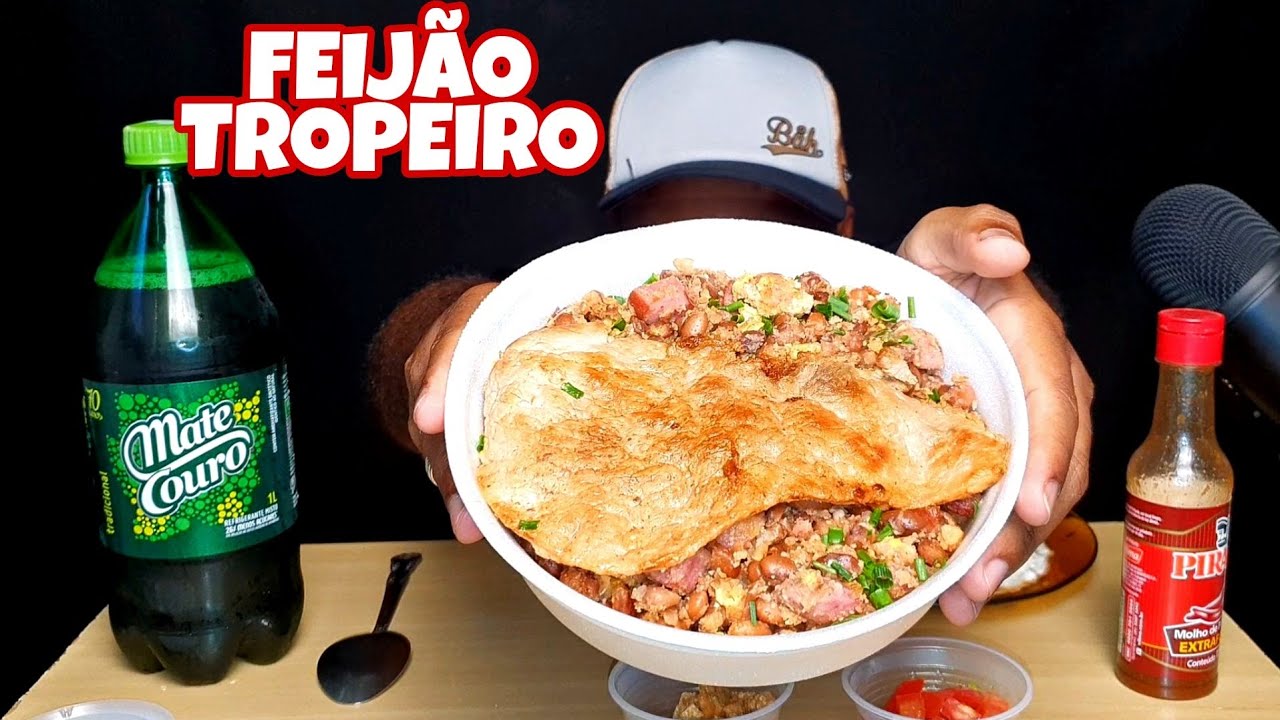 FEIJÃO TROPEIRO COM BIFE DE PERNIL E OVO FRITO