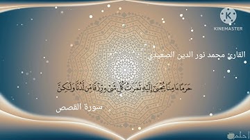 ما تيسر من سورة القصص