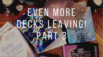 Even More Decks Leaving My Collection 2022 | Spring Cleaning and Deck Declutter Part 3!