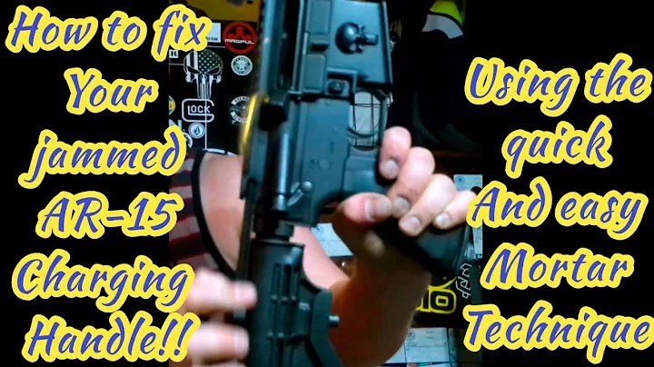 AR15 malfunction clearing technique unjam a stuck charging handle w/round chambered