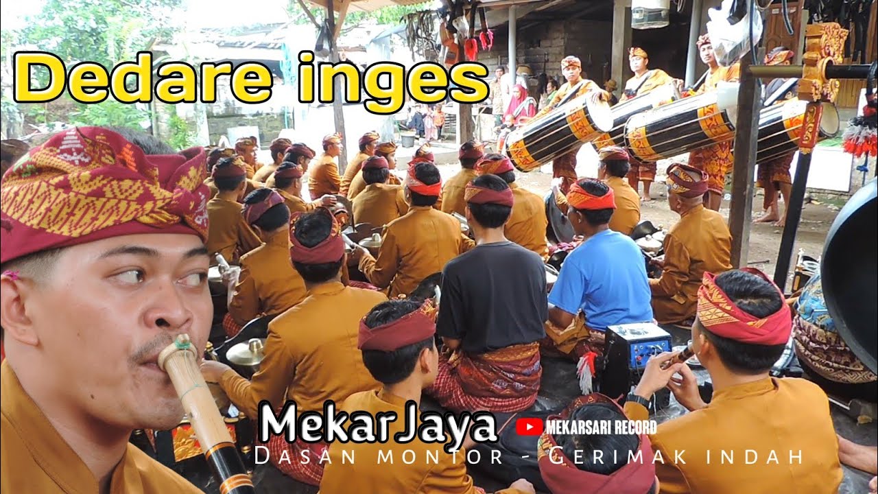 Mantul Sensasi baru Gubahan Tabuh kreasi Gending lama  Dedare Inges Gendang beleq Mekar jaya