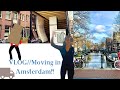 VLOG// Moving in Amsterdam 🚚🏡