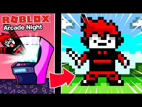 Roblox : Arcade Night (Story) ?️ เมื่อฉันโดนดูดเข้าไปอยู่เกมแห่งความตาย !!!