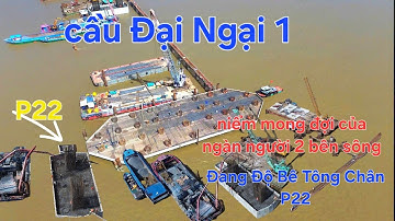 Cầu đại ngãi 1 Được độ chân trụ P22 nhìn quá phấn khởi #cậpnhatcauđaingai1_tiến độ ngày 28/11/2025