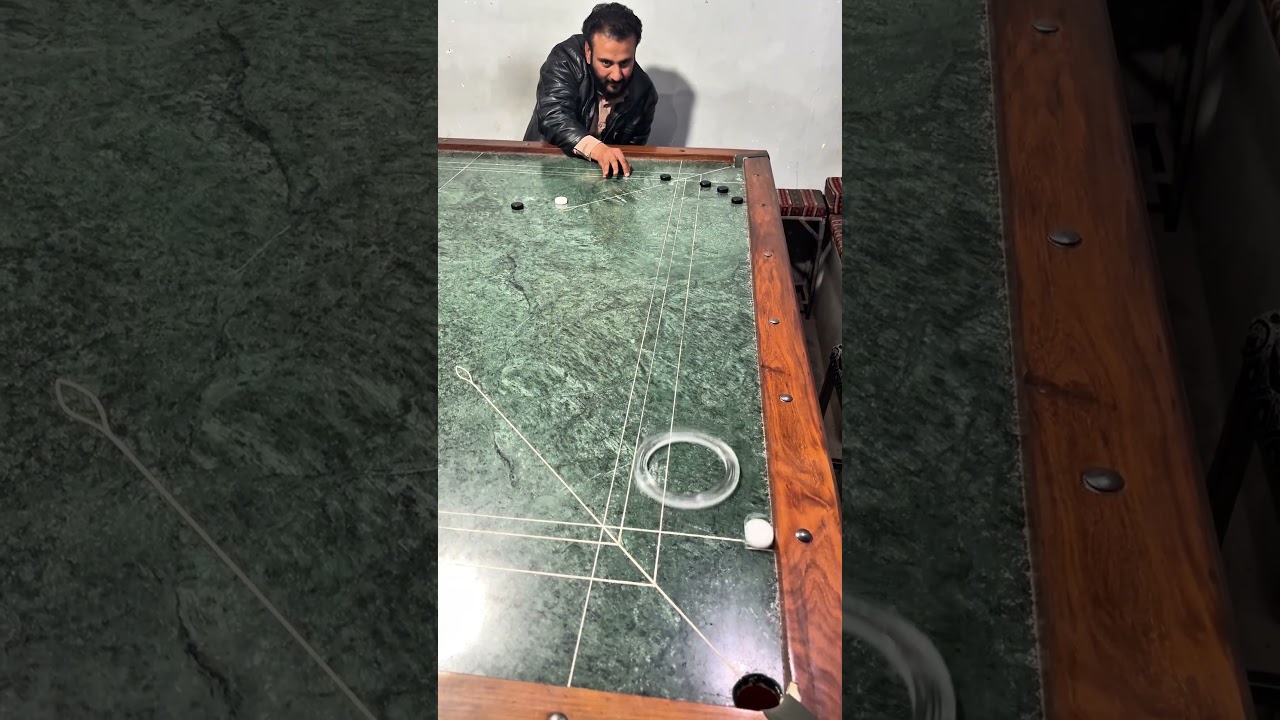 OMG 😱 2+2 Coin Pot & Queen Finish | Tricky Carrom Skills Board Clean 