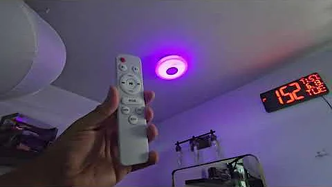 LED Music Ceiling Lamp with Bluetooth Speaker