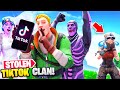 I Stole A Rare Skin TikTok Clan in Fortnite...