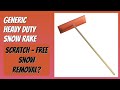 REVIEW (2026): Generic Heavy Duty Snow Rake. Features